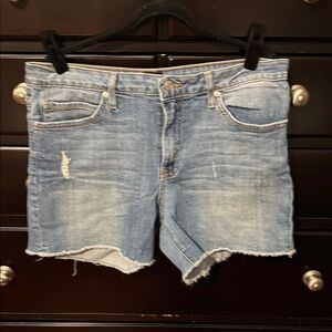 Women's Just Black Blue Denim Shorts size 32